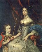 Portrait of Maria Kazimiera with her son Jakub Ludwik Daniel Schultz the Younger